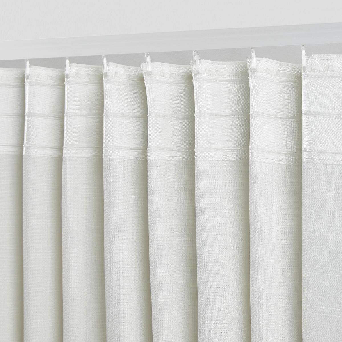 Fertigvorhang Leo In Weiss Ca. 140x255cm - Naturfarben, Textil (135/255cm) - Premium Living