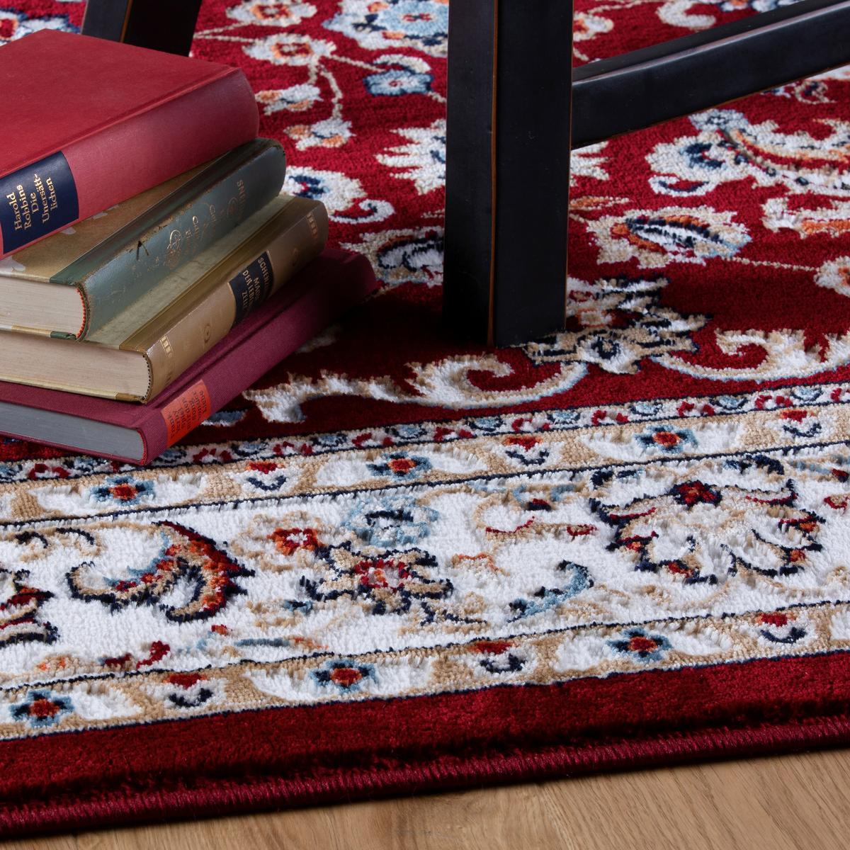 Flachwebeteppich My Isfahan - Rot, Lifestyle, Textil (200/290cm) - Novel