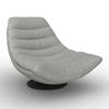 RELAXFÅTÖLJ LENA - grå/svart, Modern, metall/textil (85/82/113cm) - Bessagi Home