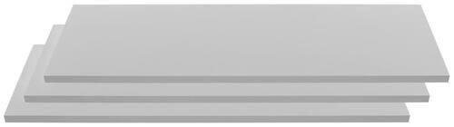 Set Polic Lausanne, 3-Delni, Siva - Moderno (107,8/42/2,2cm) - Based