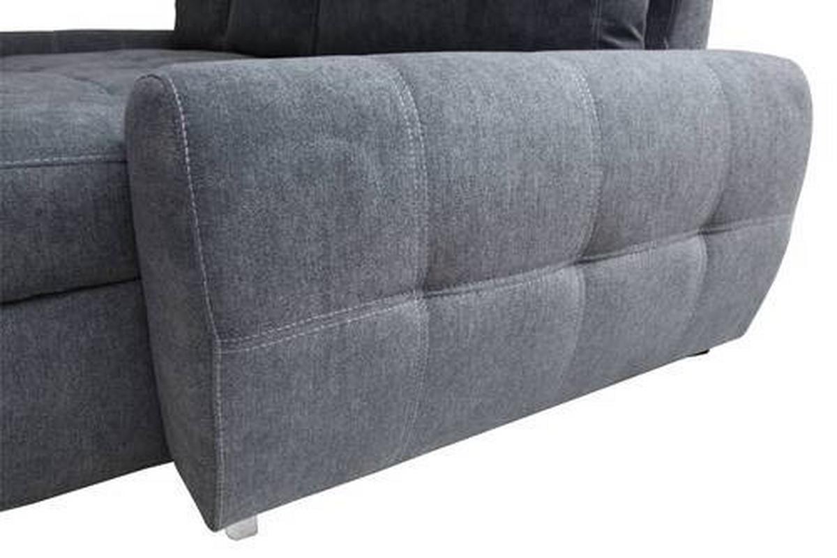 Coltar extensibil SOLAR - alb/gri, Design, textil (277/175cm) - Modern Living