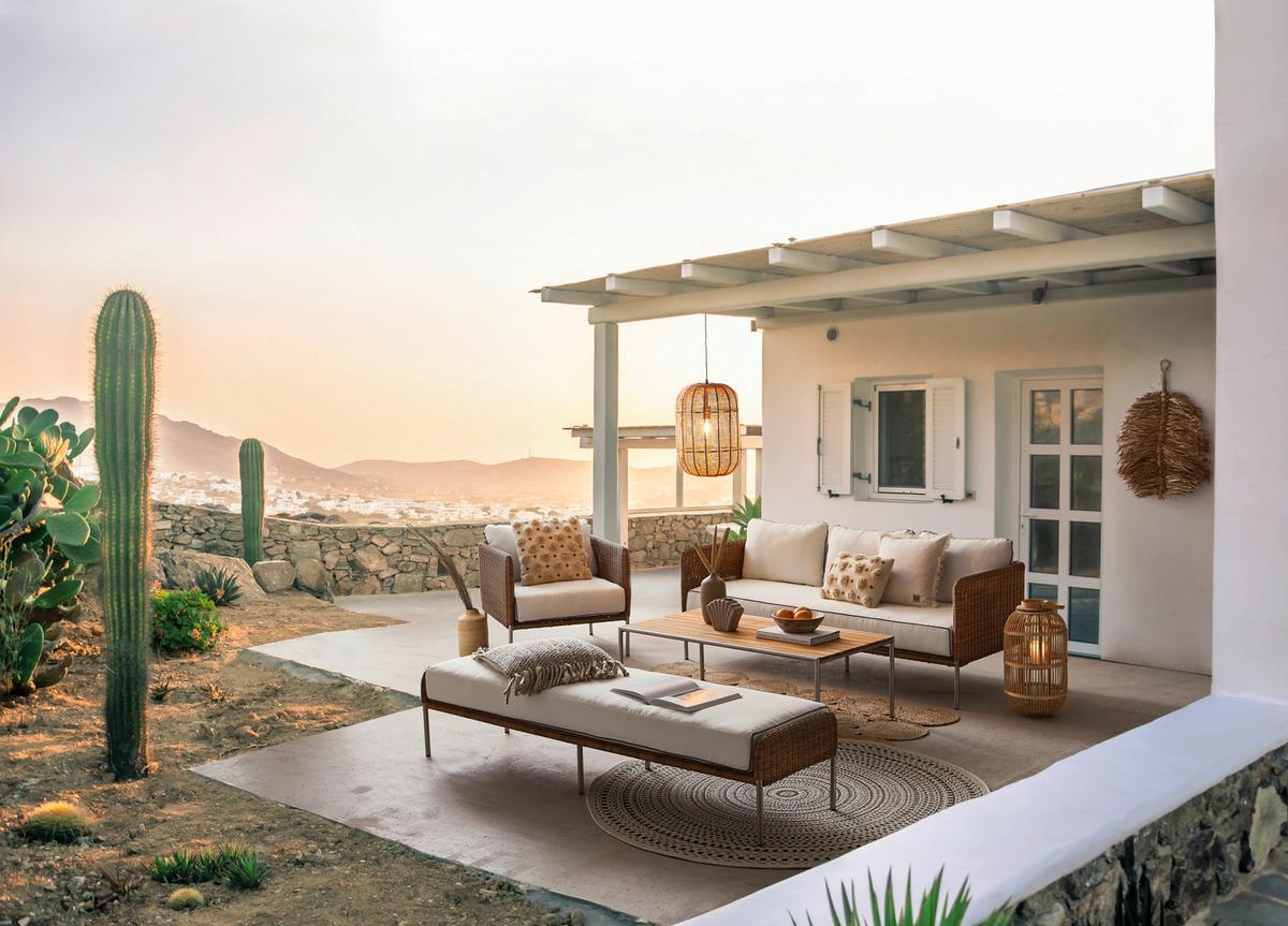 STÓŁ TARASOWY CUBE - kolor stalowy/kolor drewna tekowego, Natur, metal/drewno (120/65/40cm) - Mömax