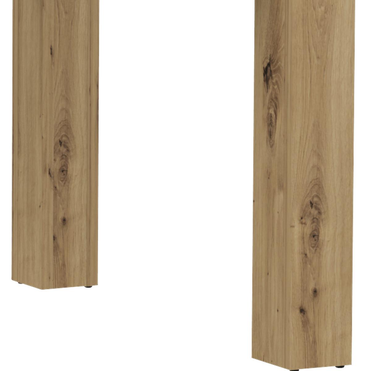 Esstisch Trondheim ca. 160x90 cm Eiche - Eichefarben, MODERN, Holzwerkstoff/Kunststoff (160/90/76cm) - MID.YOU