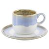 Espressotasse mit Untertasse Saturn Blau ca. 90ml - Blau, Modern, Keramik (11cm) - Mömax