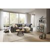 SOFFA PARIS - mörkgrå/svart, Klassisk, metall/trä (215/85/182cm) - Mömax