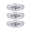 LED-Deckenleuchte Nova mini max. 4 Watt, 3-teilig - Chromfarben/Alufarben, Basics, Metall (6,5cm) - Paulmann