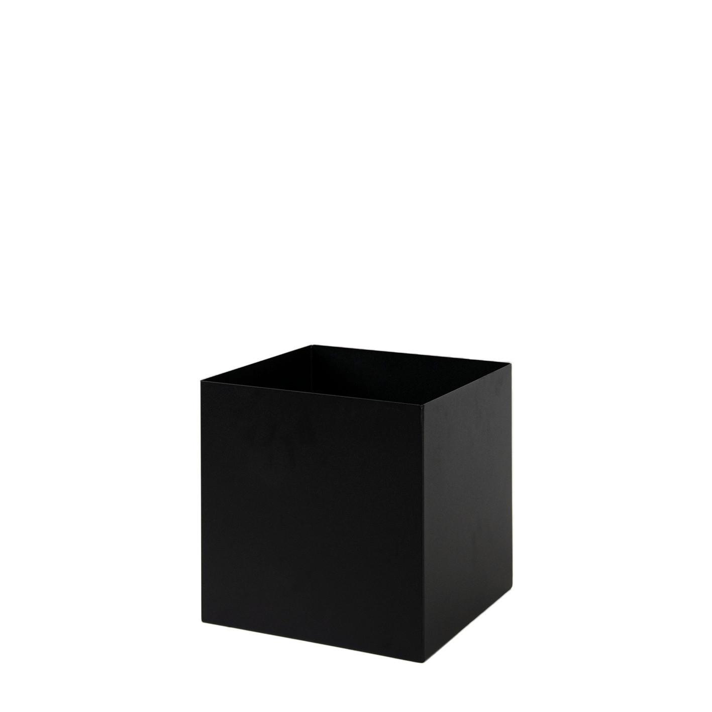 Blumenständer Schwarz - Schwarz, Basics, Metall (25/25/25cm)