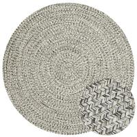 Outdoorteppich Trenzado Greige Ø ca. 200cm - Greige/Multicolor, Basics, Kunststoff (200cm) - Hanse Home