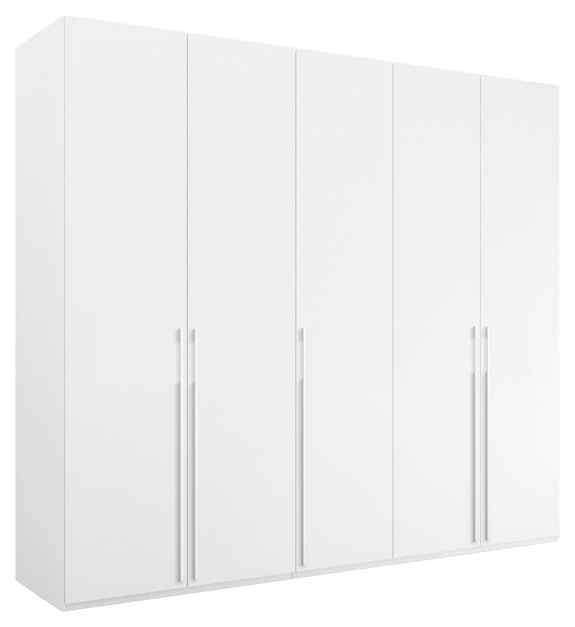 Omara S Klasičnimi Vrati Skat Pure, Bela - bela, Trend, kovina/leseni material (251/223/60cm) - Novel