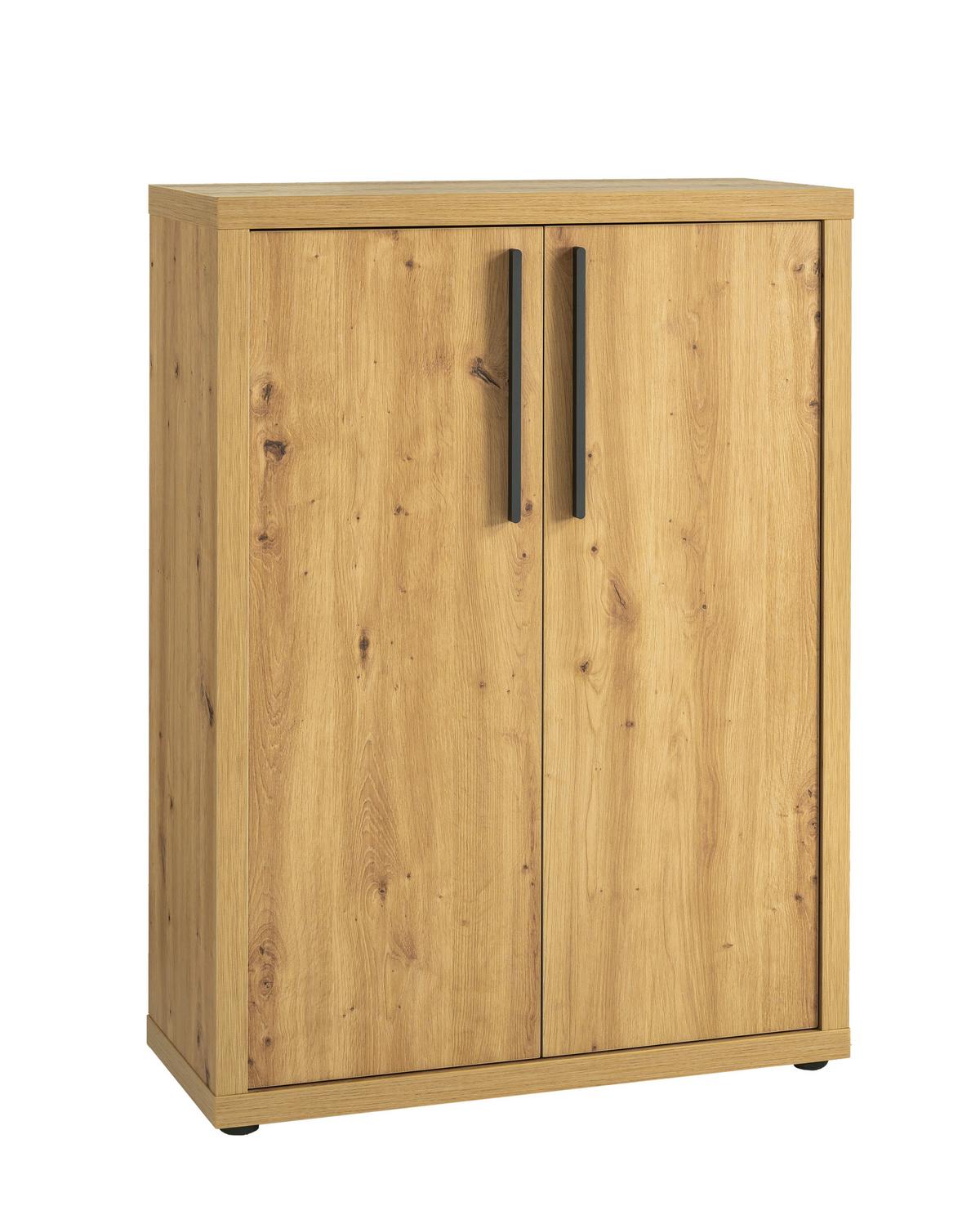 Regal Massiccio Eichefarben - Eiche Artisan, MODERN, Holzwerkstoff (82/110/36cm) - Mömax