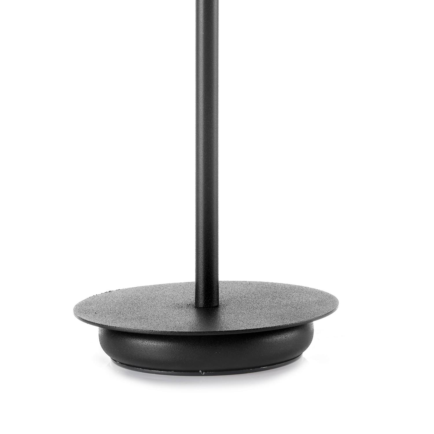 Nachttischleuchte Ulisse nera Schwarz max. 22 Watt - Schwarz, Design, Metall (23/35cm)