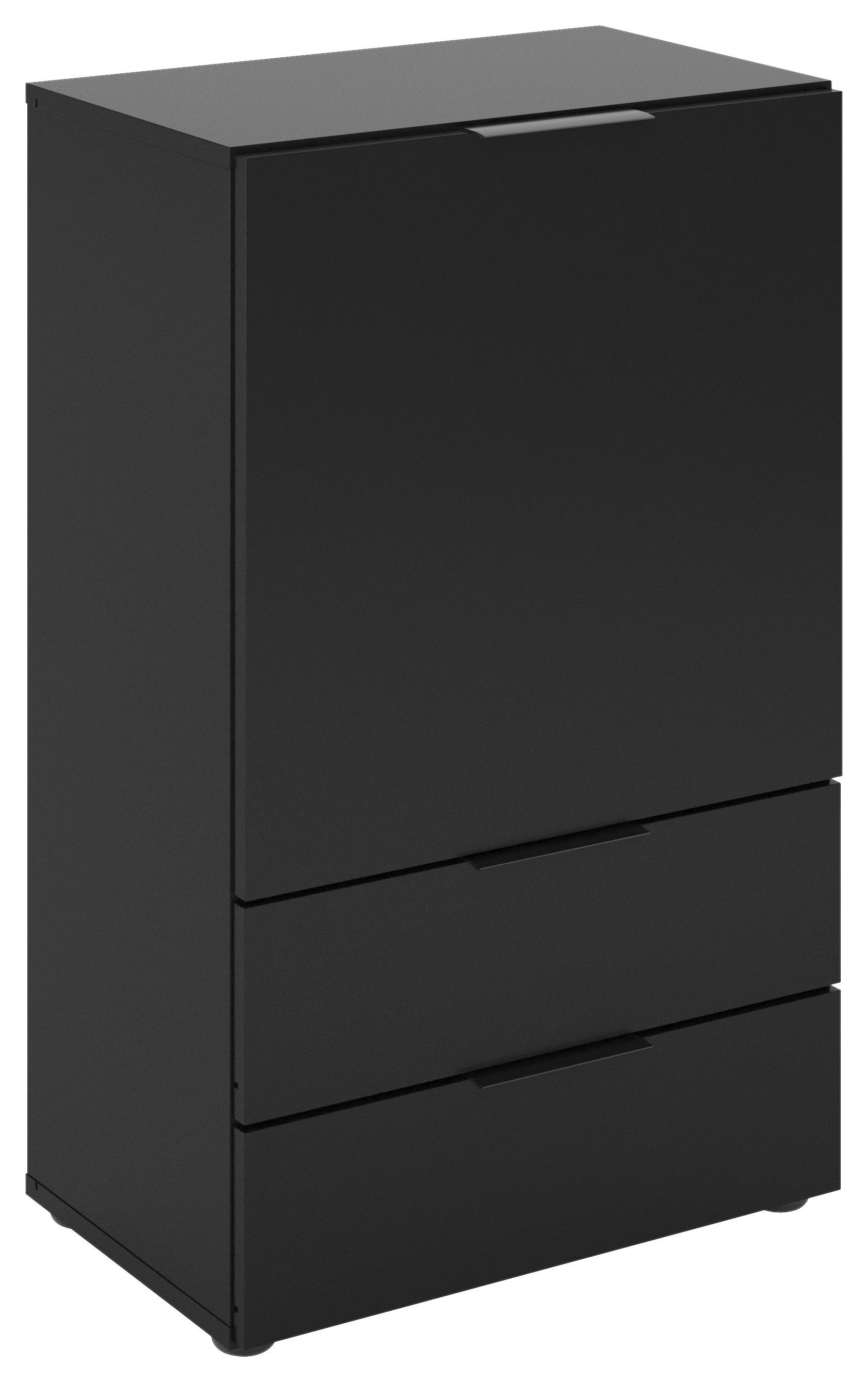 Kommode in Schwarz - Schwarz, MODERN, Holzwerkstoff (50/81/32cm) - Mömax