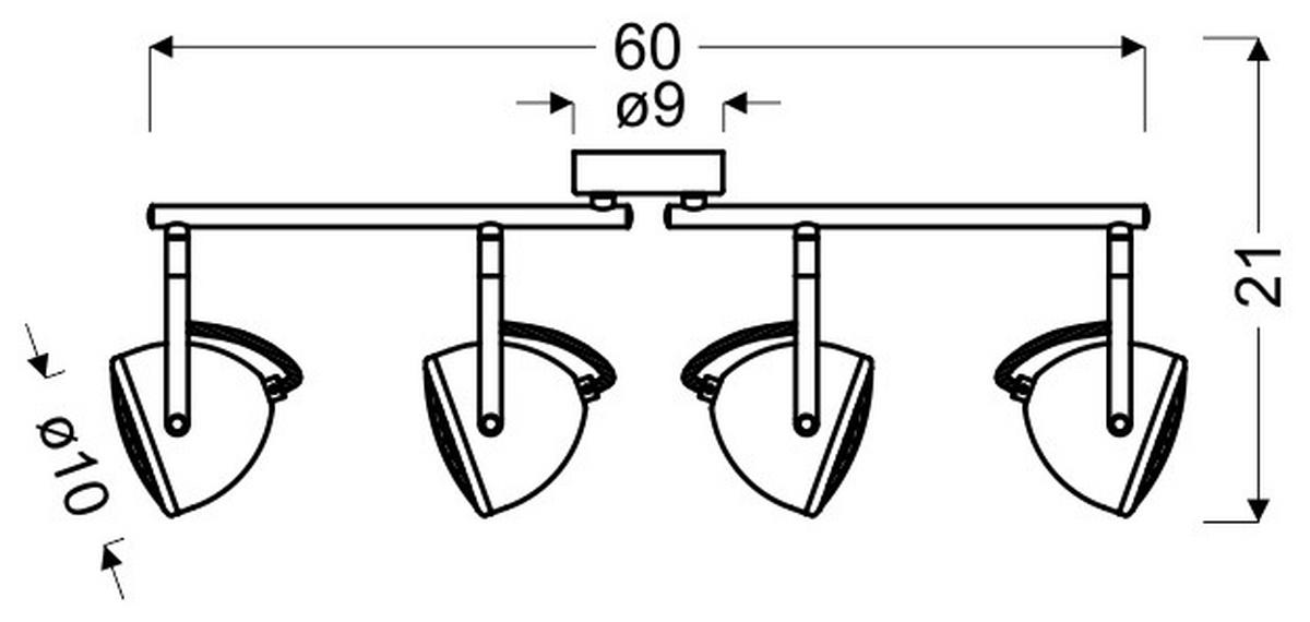 Reflektor Pent - Trend (60/10/21cm)
