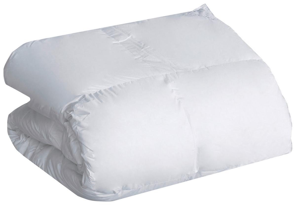 Kassettenduvet Premium Weiss ca. 200x210cm - Weiss, Textil (200/210cm) - Premium Living