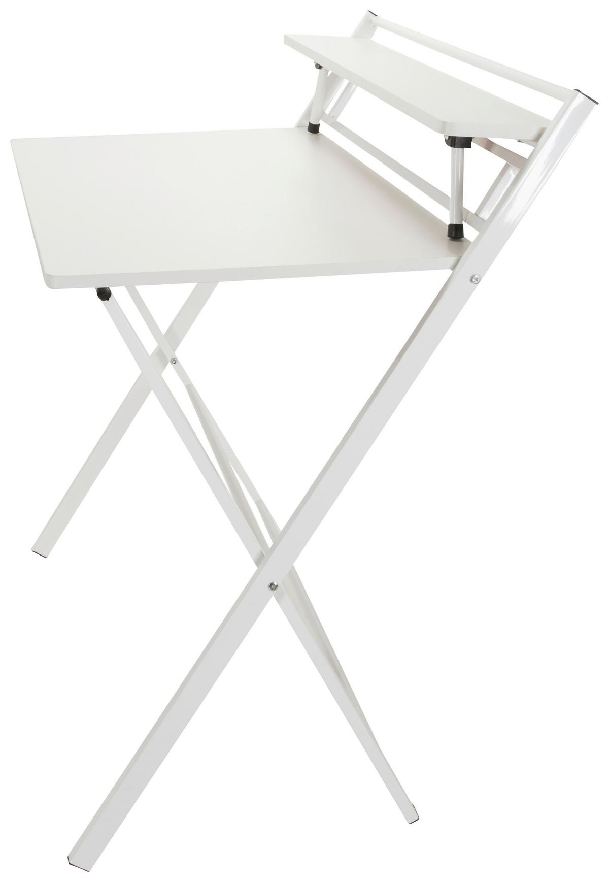 Pisalna Miza Easy Clap, Bela - bela, Basics, kovina/leseni material (84/60/92cm) - MID.YOU