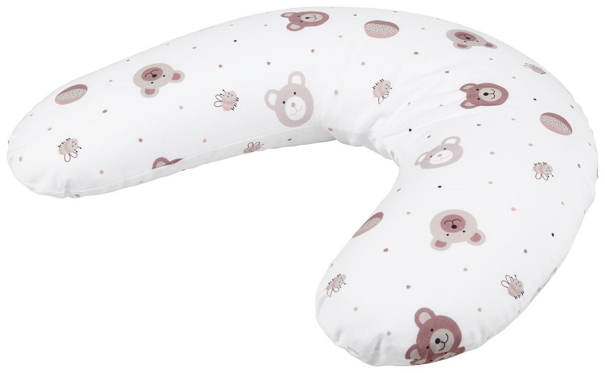 PODUSZKA POD KARK (NIEMOWLĘ) HONEY - beżowy/biały, Basics, tworzywo sztuczne/tkanina (20/102cm) - Patinio