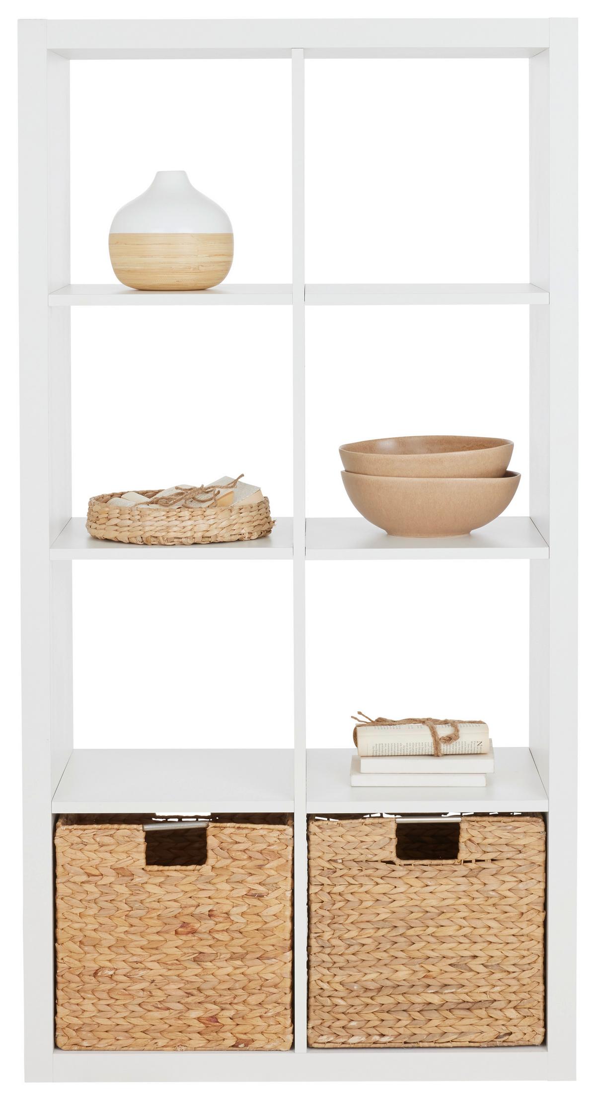 Polica Style - bijela, Moderno, drvni materijal (77/147/38cm) - Modern Living