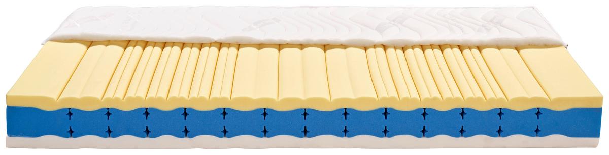 Viscomatratze Visco Deluxe ca. 90x200 cm - Weiß, KONVENTIONELL, Textil (90/200cm) - Livetastic