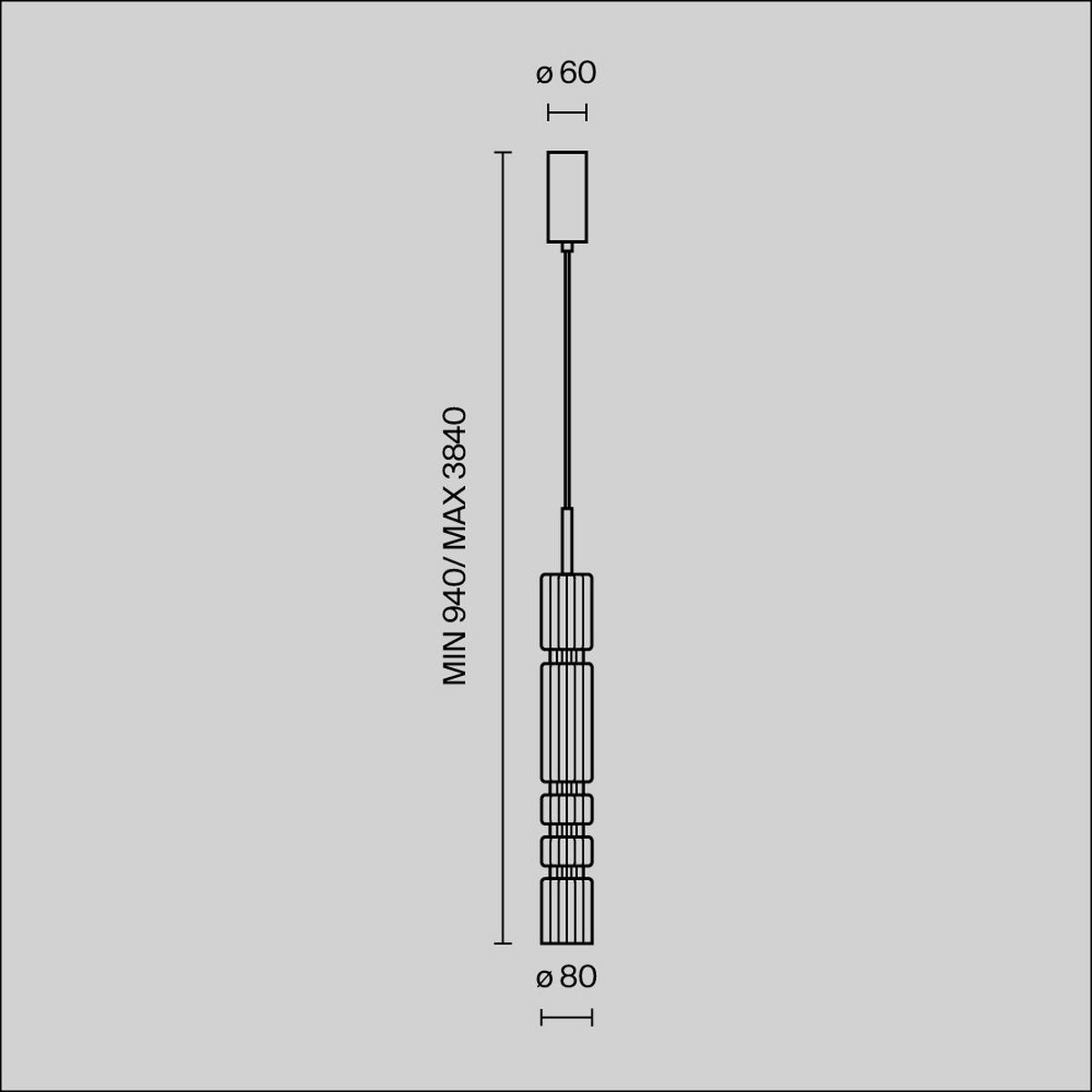 Pendelleuchte Mod272pl-L12ch3k - Chromfarben, Design, Metall (8/384cm) - MAYTONI