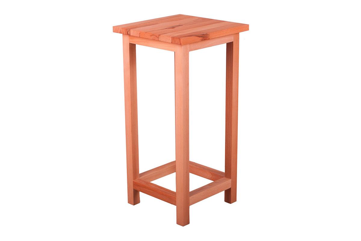 Hocker Marco ca. 30x30x60 cm Holz geölt - Kernbuche, Basics, Holz (30/60/30cm) - Gardenson