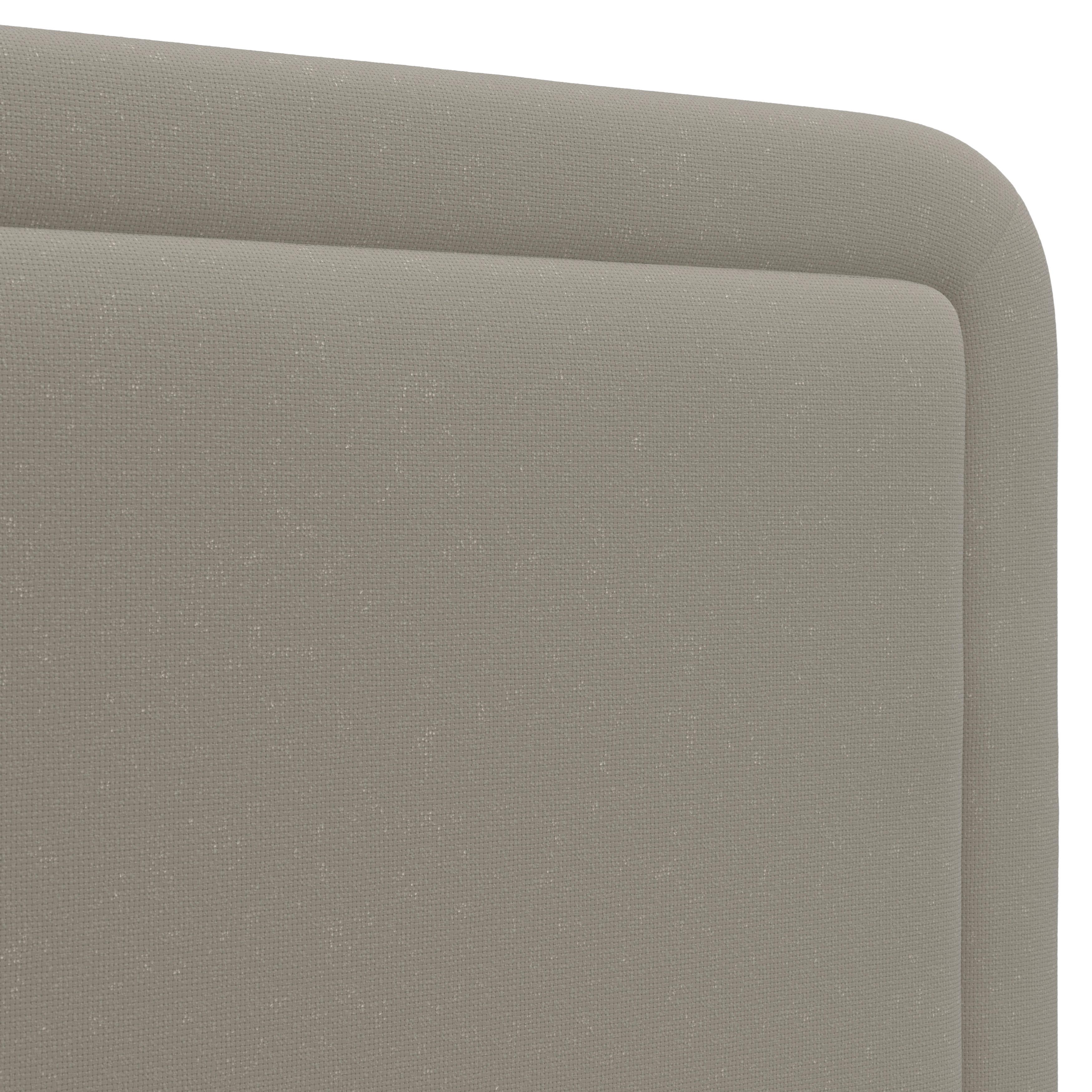 STOPPAD SÄNG XIRELIA - taupe/ekfärgad, Modern, metall/trä (160/200cm) - Bessagi Home
