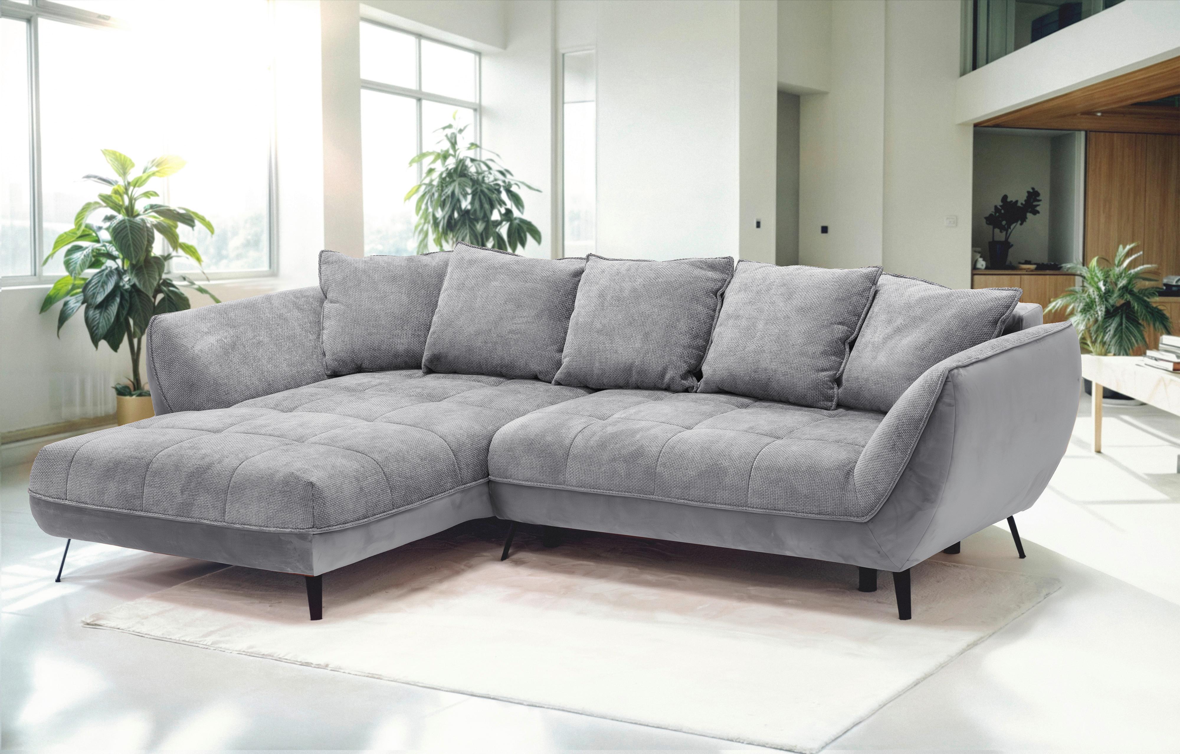 Coltar MIDWAY - gri deschis/gri, Modern (187/92/282cm) - Modern Living
