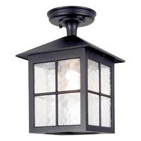 Kültéri Mennyezeti Lámpa Bl18a-Black - fekete, Konventionell, üveg/fém (28/18,5/18,5cm) - Elstead Lighting
