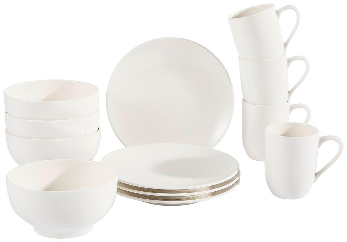 SERWIS ŚNIADANIOWY FOR ME VILLEROY&BOCH - biały, Konventionell, ceramika - Villeroy & Boch