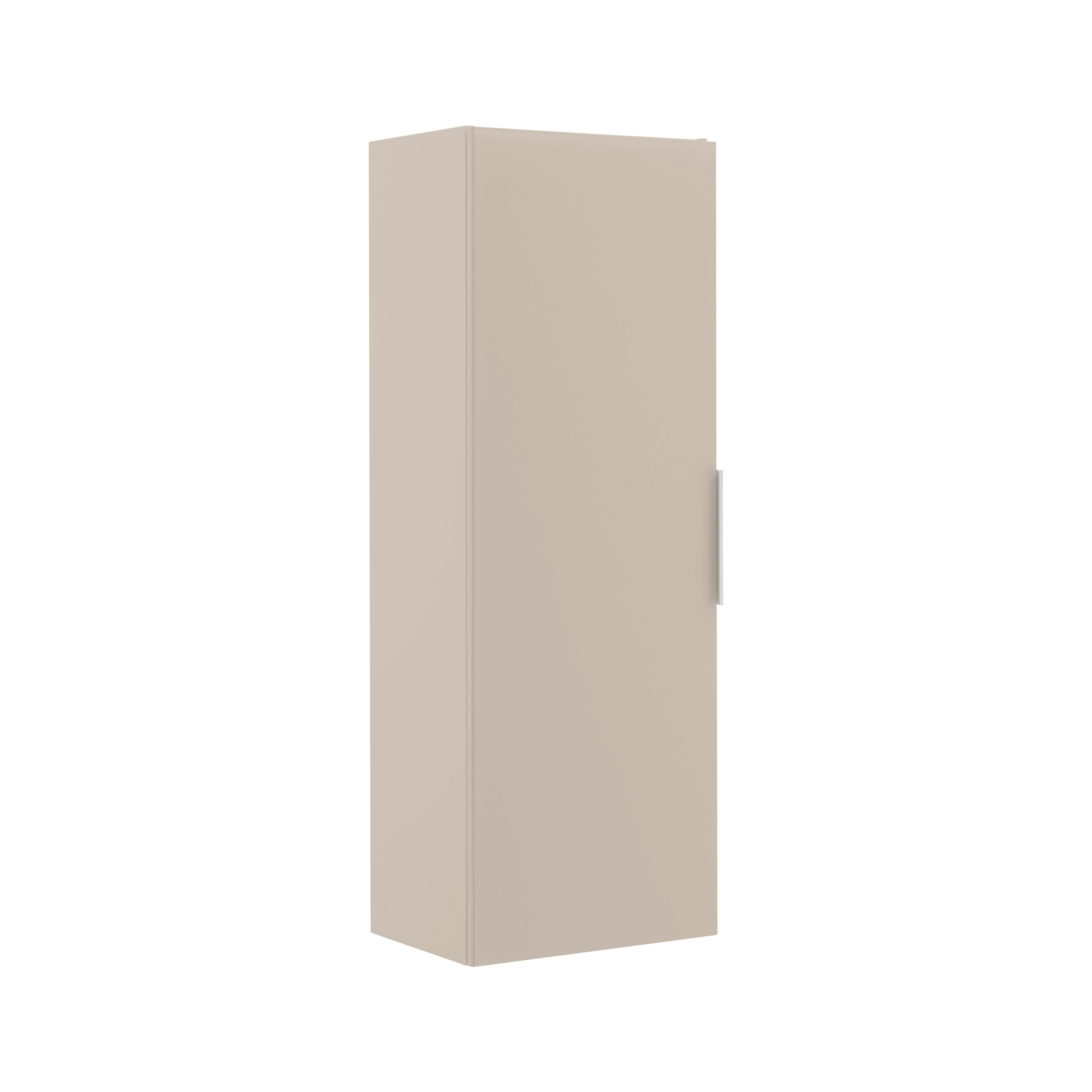Hängeelement Siena Kaschmir - Chromfarben/Kaschmir, MODERN, Glas/Holzwerkstoff (45/125/32cm) - Premium Living