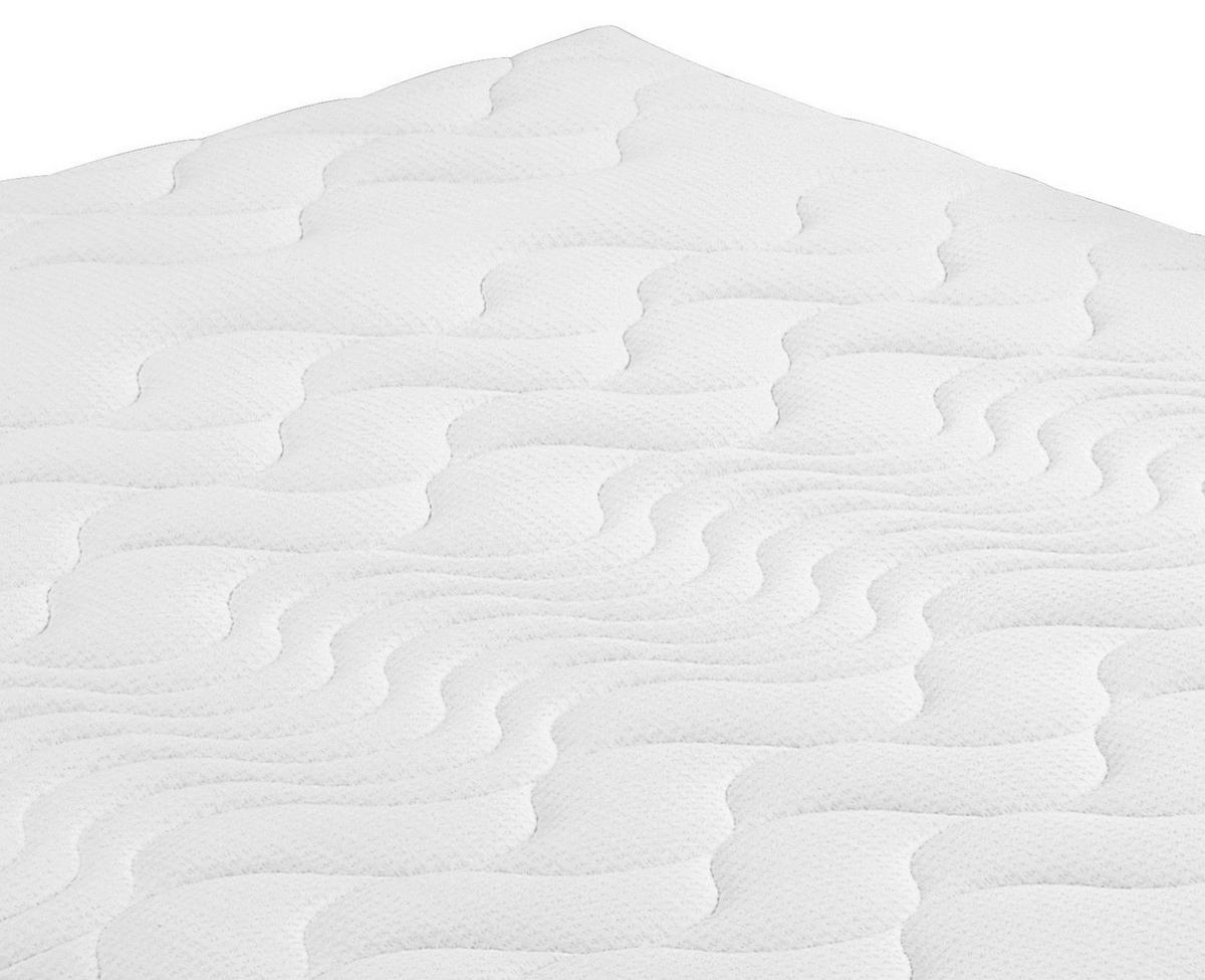 Saltea din spumă poliuretanică 140/200 Ergo-Duo - alb, textil (140/200cm) - Mömax