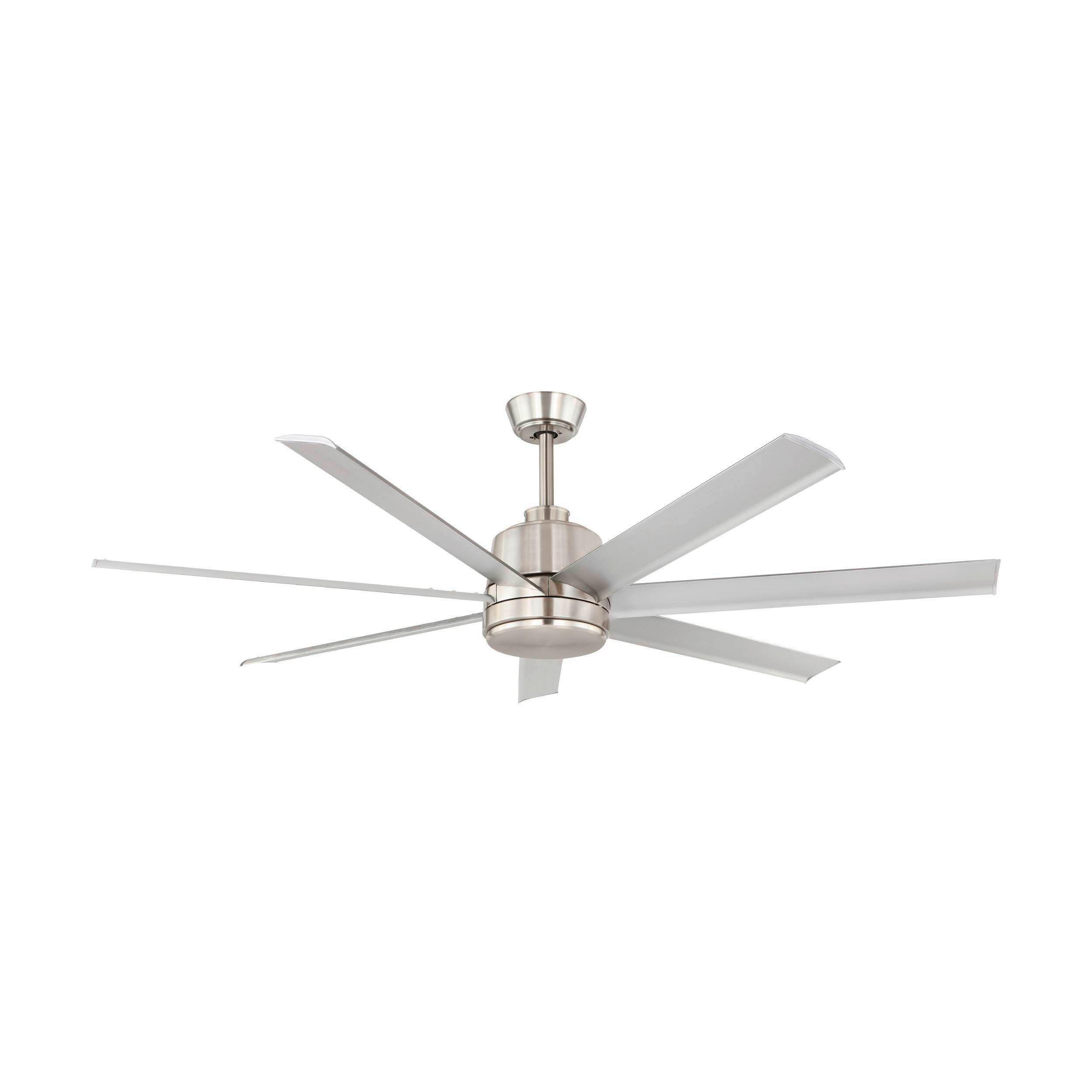 Deckenventilator 35021 Azar - Alufarben/Nickelfarben, Basics, Metall (152,4/41,3cm) - Eglo