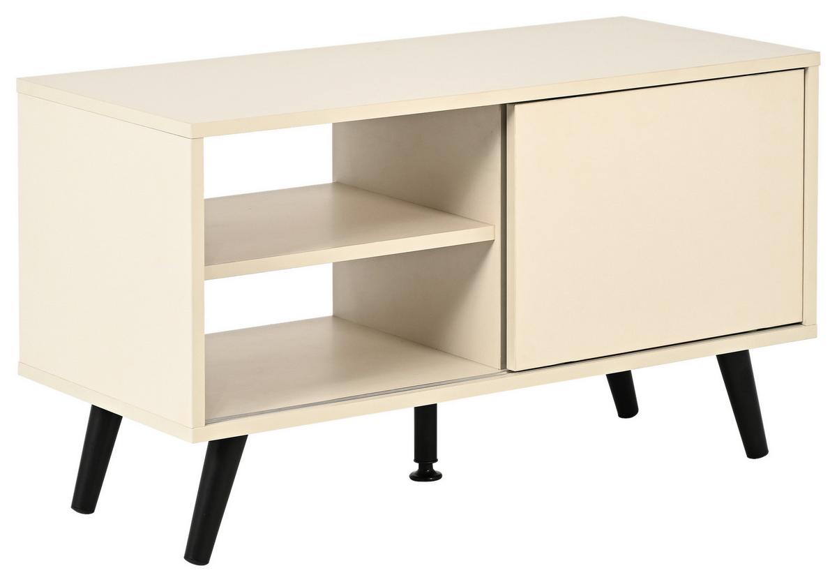 Phonotisch Move Kaschmirfarben - Kaschmir/Schwarz, MODERN, Holzwerkstoff/Metall (80/46/35cm) - Based