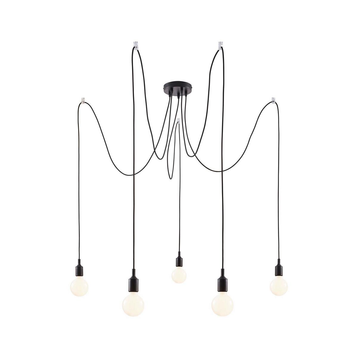 Hängeleuchte Ketil in Schwarz max. 60 Watt - Schwarz, Basics, Metall (15,0/200,0cm) - Paulmann