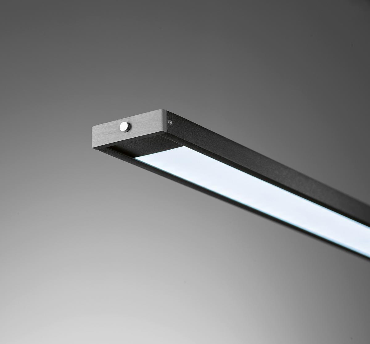 LAMPA WISZĄCA LED 60016 - czarny, Design, metal (6/160cm) - Fischer & Honsel
