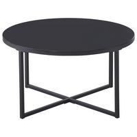 STOLIK KAWOWY MONIA  -EXKLUSIV- - czarny, Design, metal/szkło (80/80/45cm) - Carryhome
