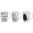 Cană Pentru Cafea Piper - alb/negru, ceramică (8,5/11cm) Cană Pentru Cafea Piper - alb/negru, ceramică (8,5/11cm)