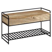 Klop Wohnling - rjava, Moderno, les (90/52/38cm) - MID.YOU