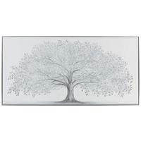 Slika Sa Ramom 140x70cm Lizel - tamnosiva/bela, Konvencionalno, drvo/tekstil (140/70/4,5cm) - Mömax