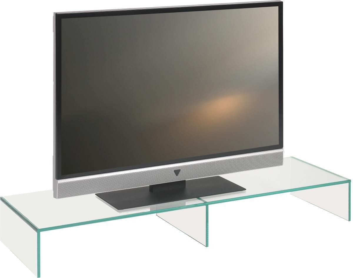 TV-Aufsatz aus Glas - Klar, Glas (110/14/35cm) - Mömax