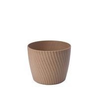 Übertopf Mira ECO Naturfarben - Naturfarben, KONVENTIONELL, Kunststoff (12,8/10,7cm) - Mömax