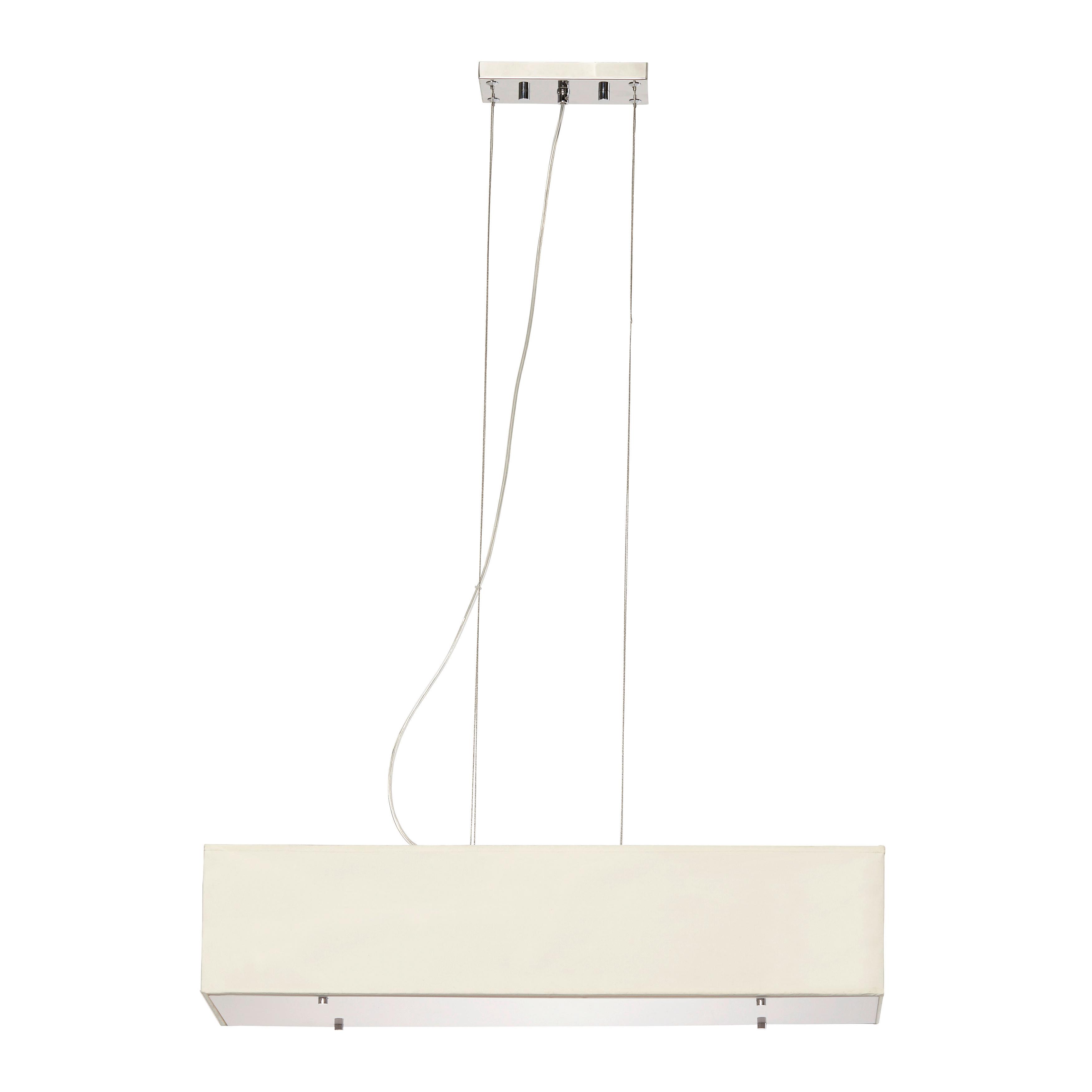 LAMPA WISZĄCA AGNETA - beżowy, Modern, metal/tkanina (72/22/160cm) - Bessagi Home