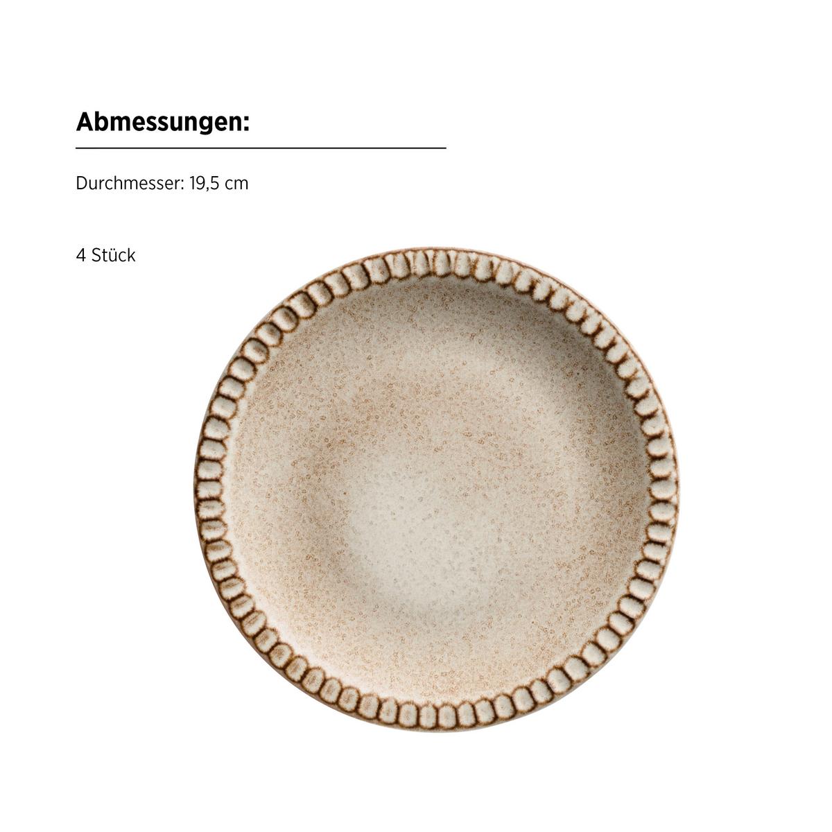 Frühstücksservice 935591 Ida Frühstücksservice - Beige, Basics, Keramik - Mäser