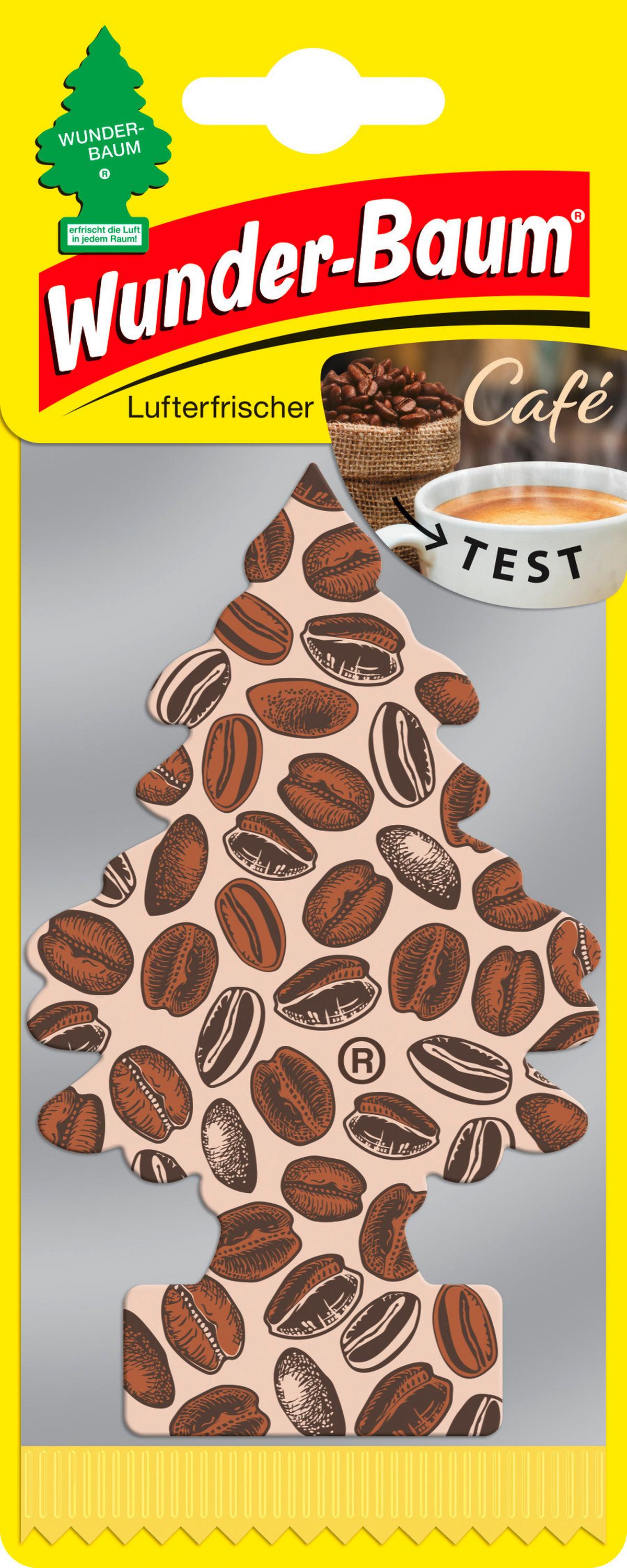 Autóillatosító Wunderbaum Café - barna, papír (8cm)