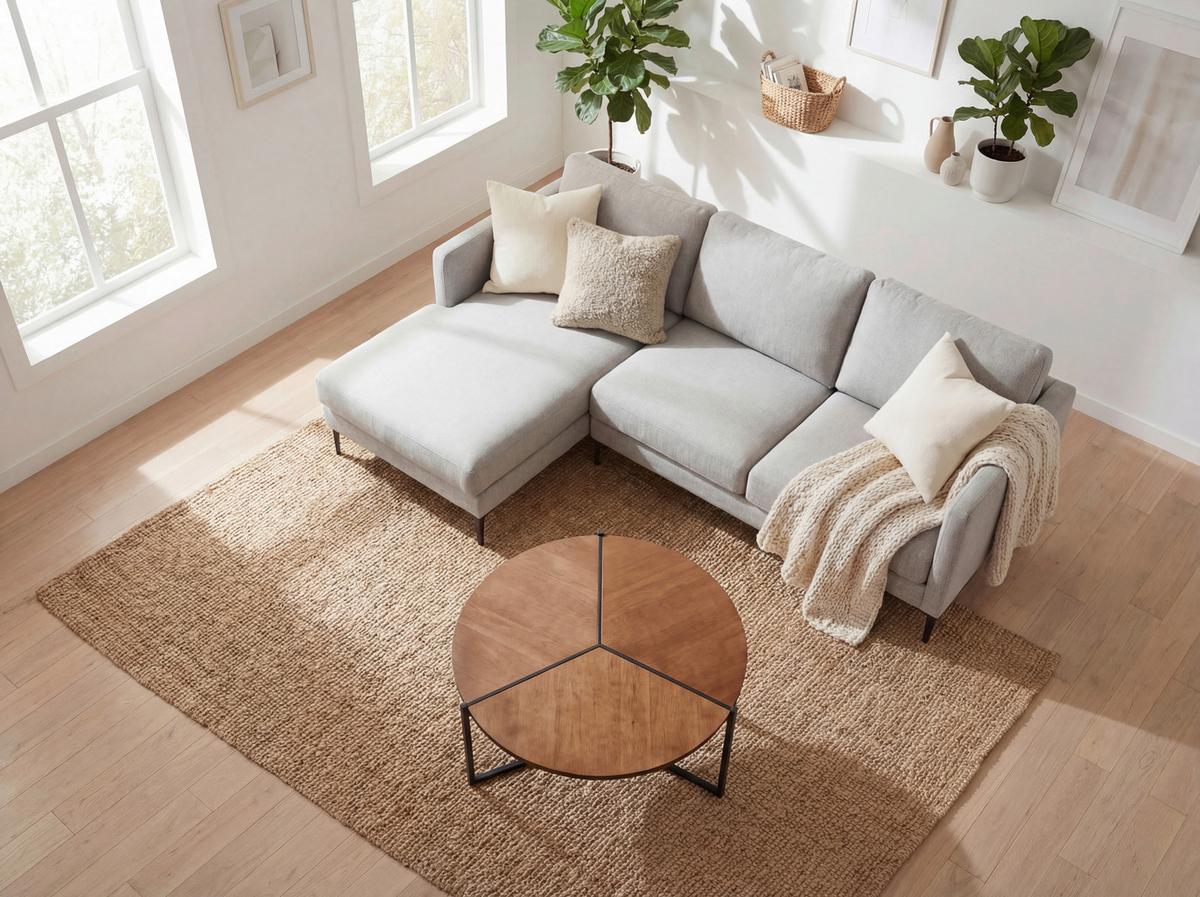 Măsuță De Cafea Wl7.651 - maro/negru, Design, metal/material pe bază de lemn (80/80/42cm) - MID.YOU