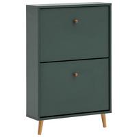 Omara Za Čevlje Bjarne, Gozdno Zelena - gozdno zelena, Design, leseni material/les (59,8/92,2/19,55cm) - MID.YOU
