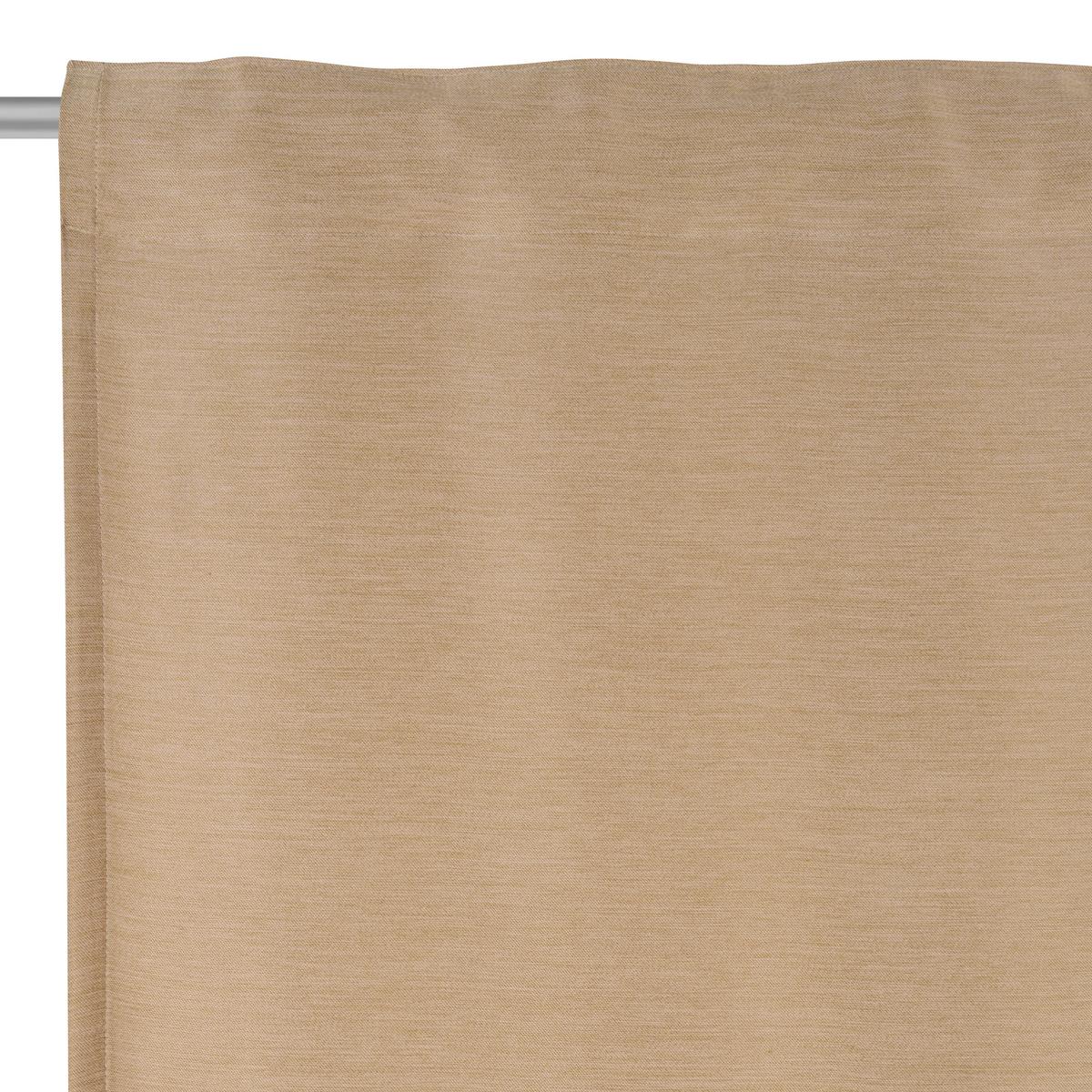 ZASŁONA GOTOWA ROVITA - brązowy, Design, tkanina (140/260cm) - Dieter Knoll