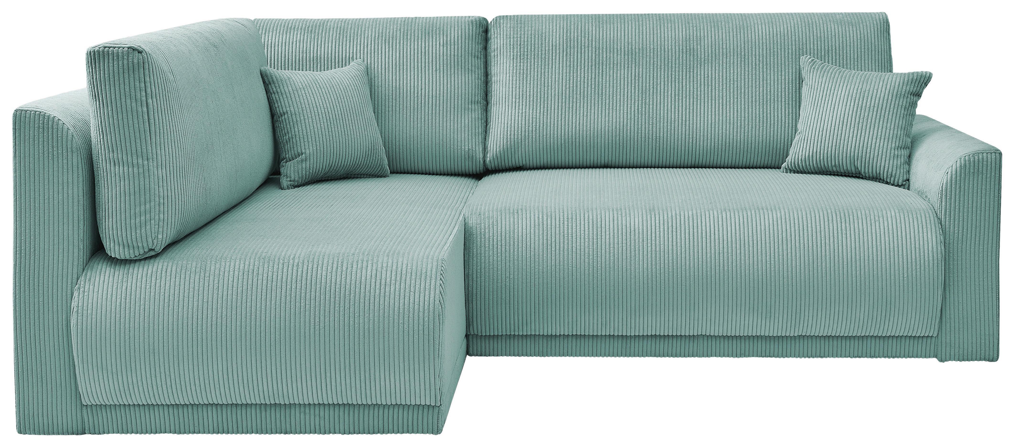 Coltar Kim - verde mentă, Modern, lemn/textil (233/160cm) - Modern Living