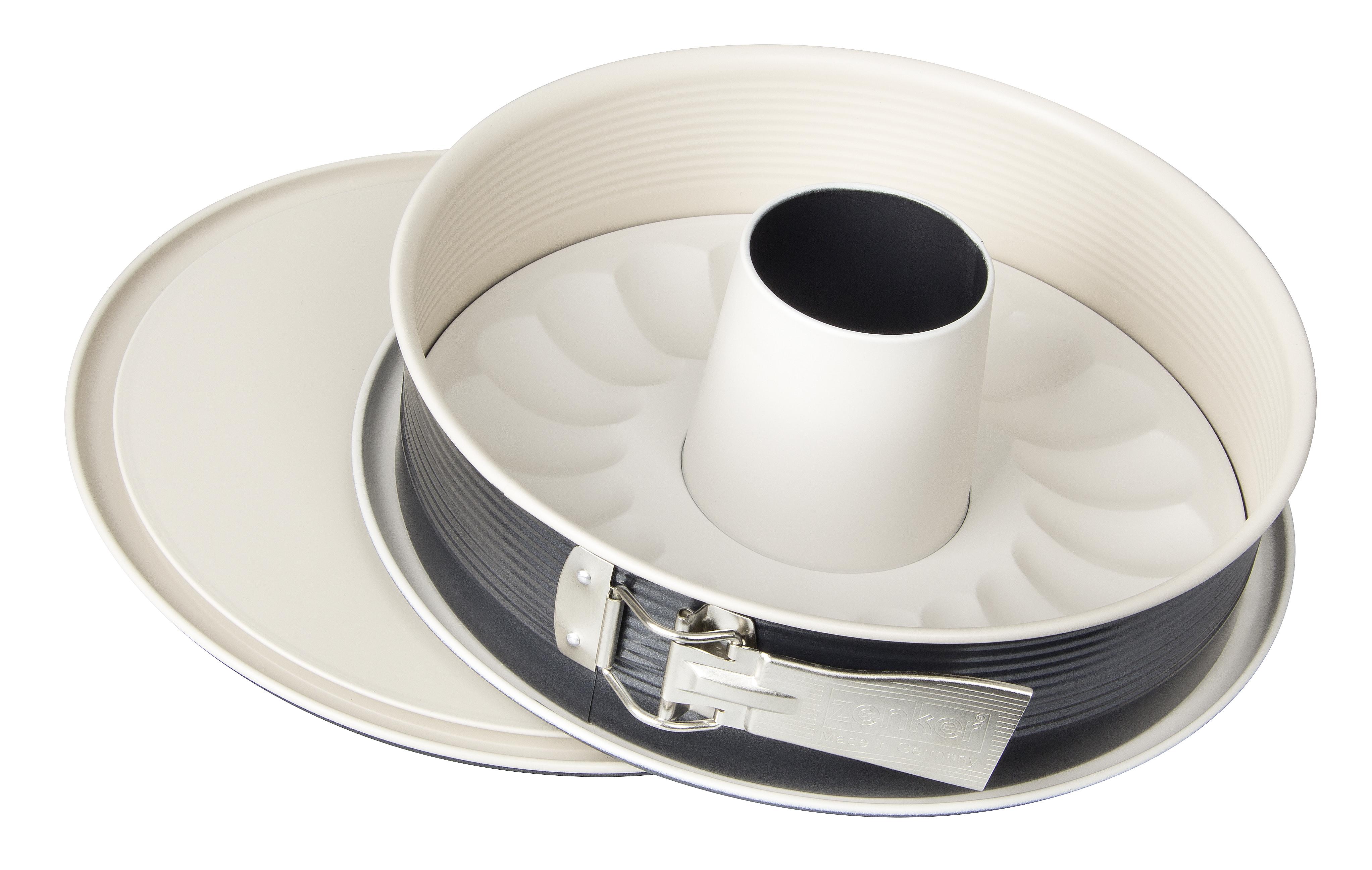 Springform Zenker in Anthrazit/Creme Ø ca. 26cm - Anthrazit/Creme, Metall (26/7cm) - Zenker