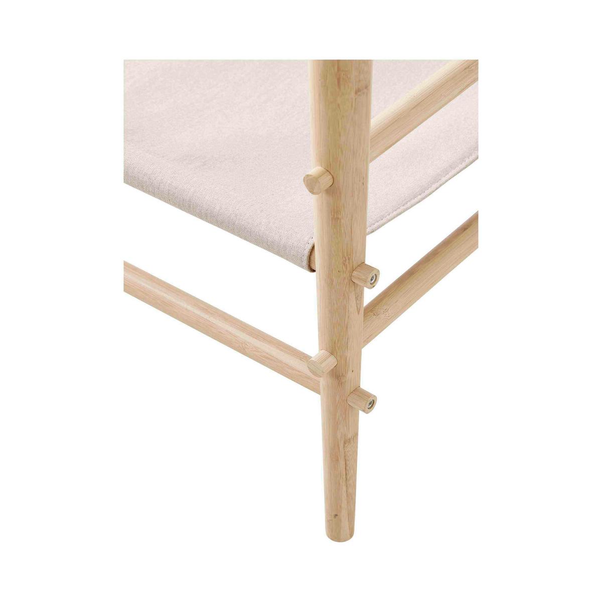 Loungesessel Safari - Beige/Naturfarben, Design, Holz (59/79/61cm) - MID.YOU