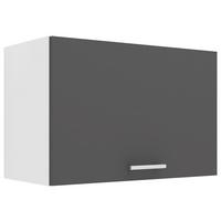 Kuhinjska Zgornja Omarica Esilo, Siva, Bela - bela/barve aluminija, Konvencionalno, kovina/leseni material (60/40/31cm) - MID.YOU